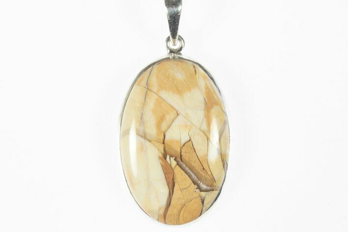 Ibis Jasper Pendant (Necklace) - Sterling Silver #228578